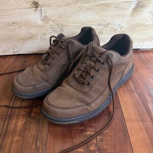 Rocsports World Tour Classic Shoes Brown Leather Mens Size 10